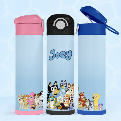 Personalised Bluey Water Bottle