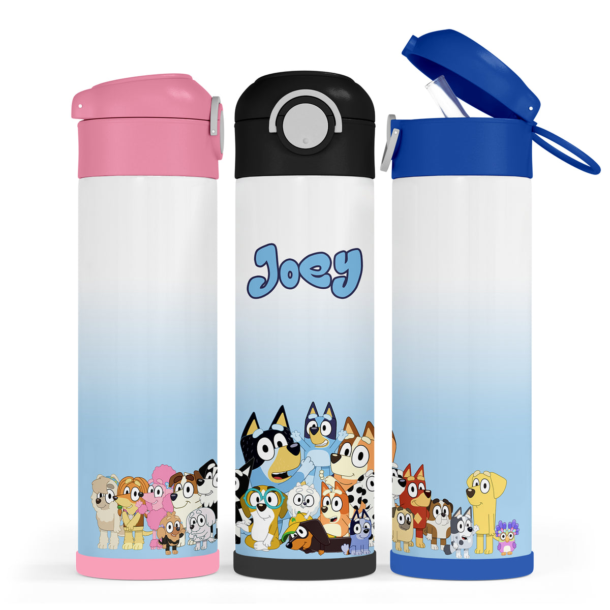 Personalised Bluey Water Bottle