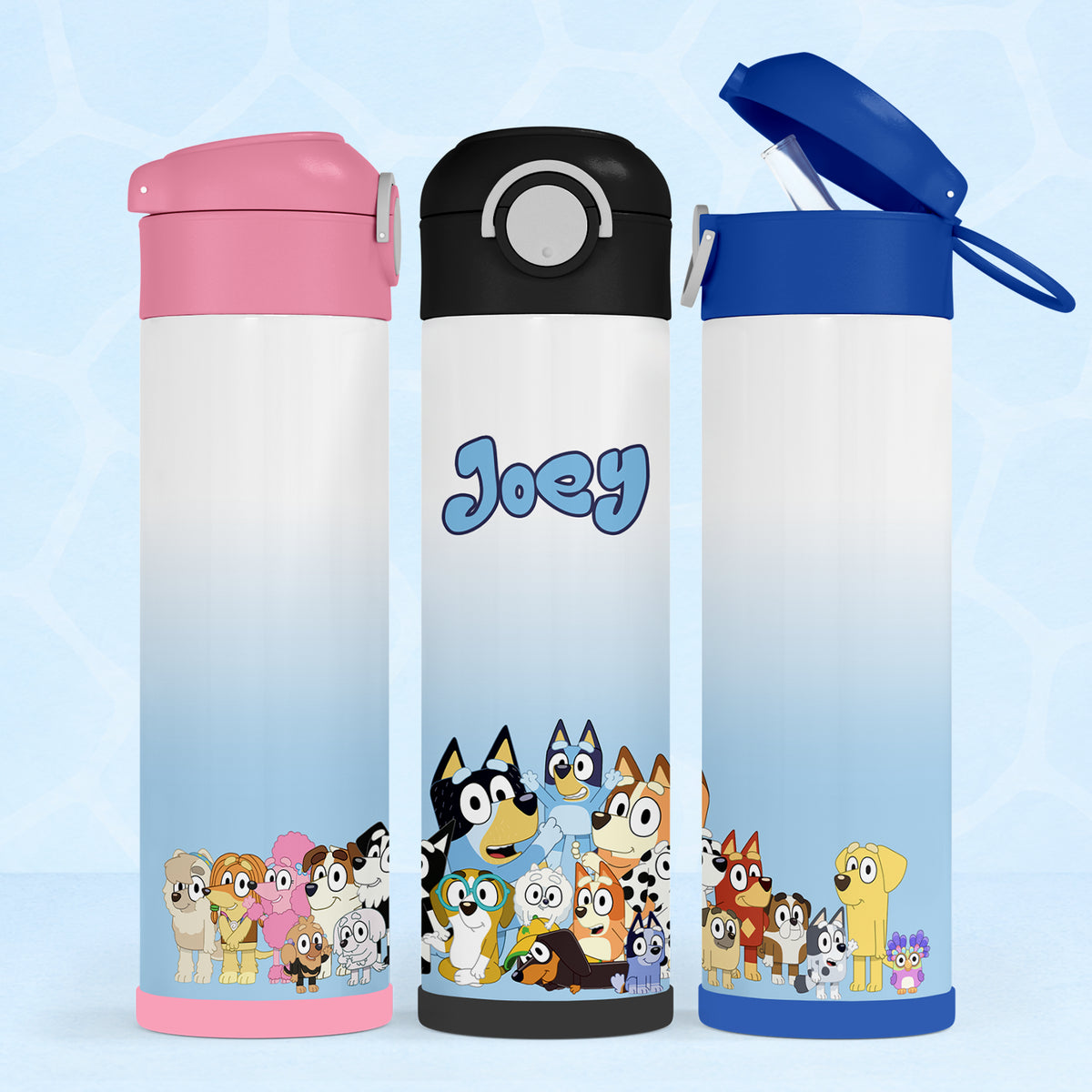 Personalised Bluey Water Bottle