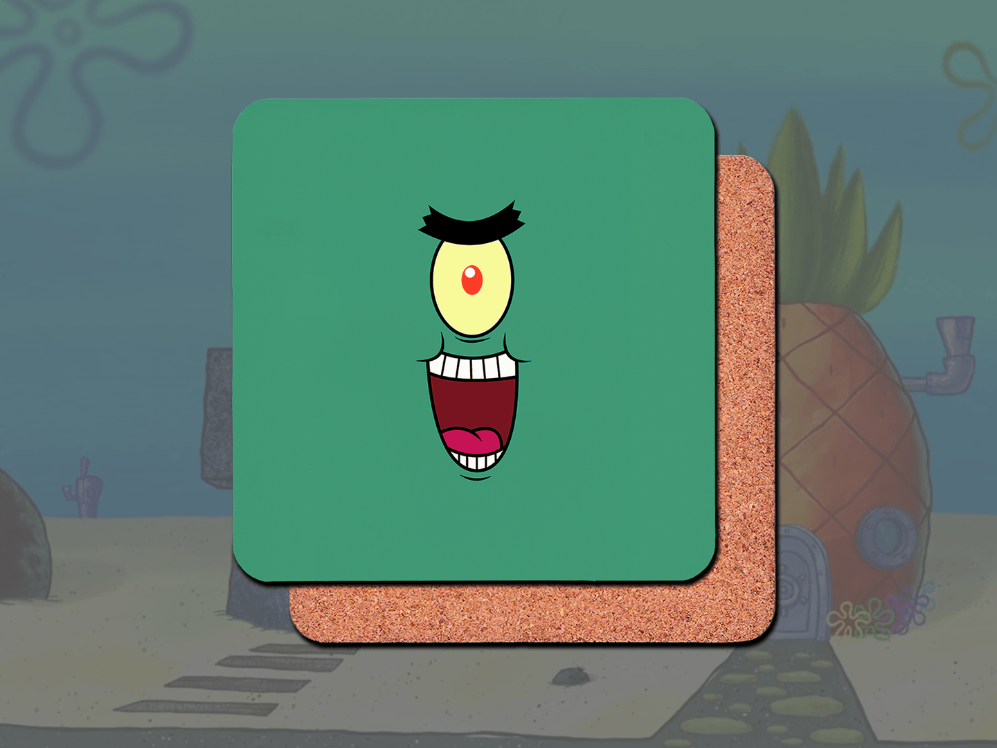 Set of 6 SpongeBob SquarePants coasters - Jazzy Giraffe Coaster