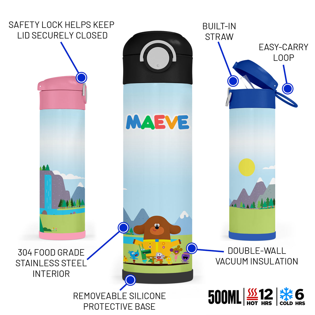 Personalised Hey Duggee Water Bottle