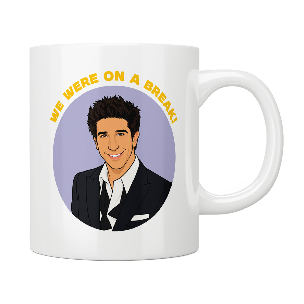 Friends Ross "We Were On A Break!" Mug