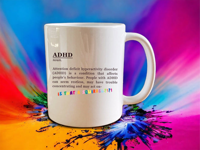 ADHD mug - Jazzy Giraffe Mug