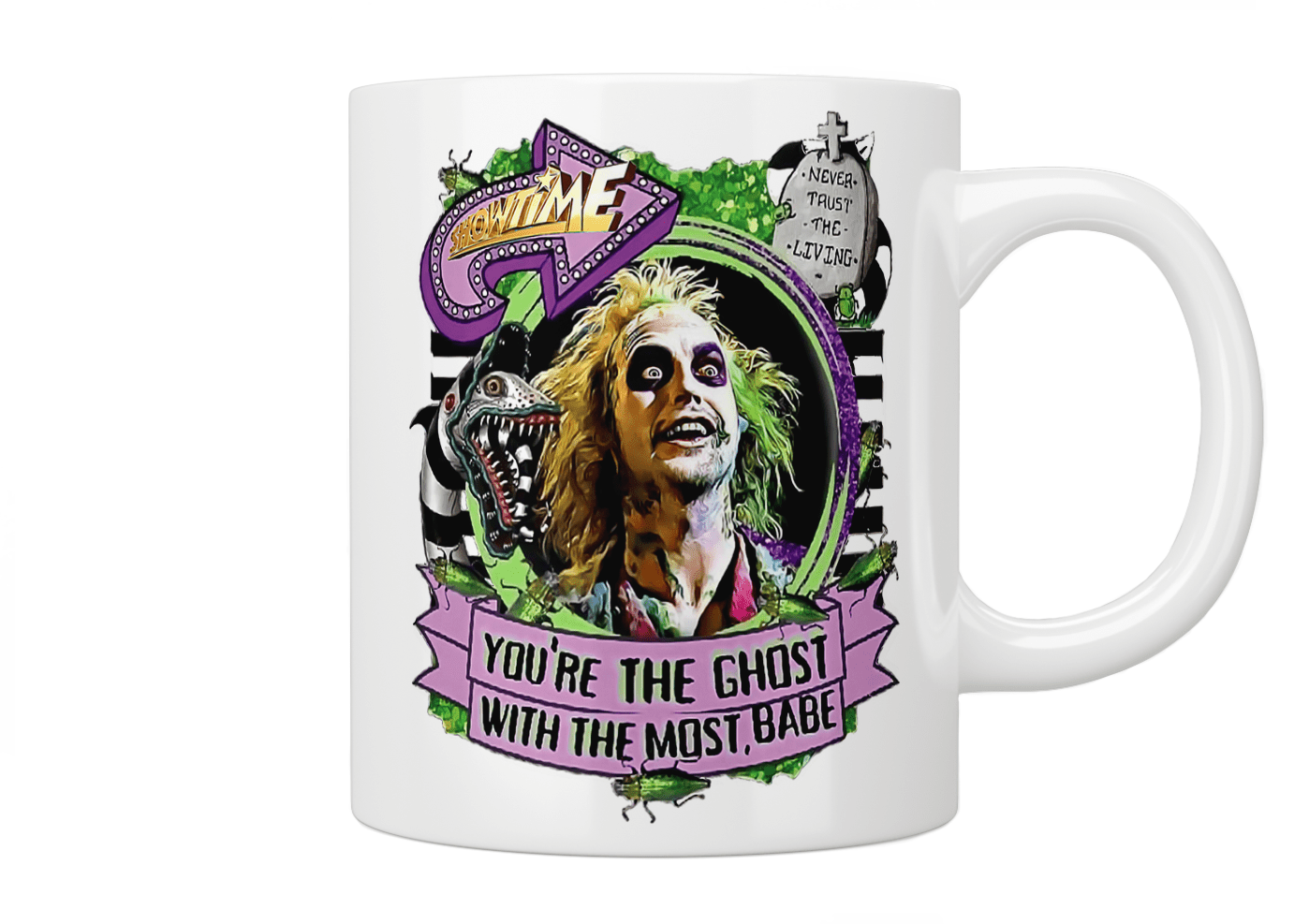 Beetlejuice You're The Ghost With The Most Babe Mug - Jazzy Giraffe Mug