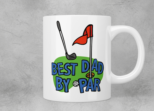 Best Dad by par mug - Jazzy Giraffe Mug