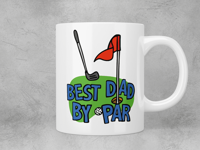 Best Dad by par mug - Jazzy Giraffe Mug