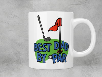 Best Dad by par mug - Jazzy Giraffe Mug