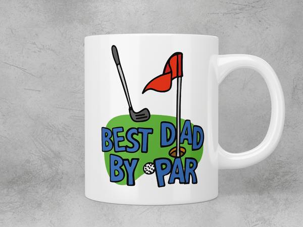 Best Dad by par mug - Jazzy Giraffe Mug