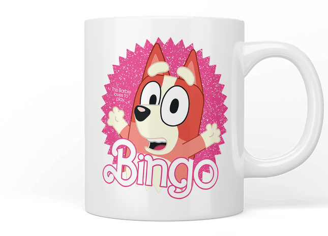 Bluey: Barbie inspired Bingo mug - Jazzy Giraffe Mug