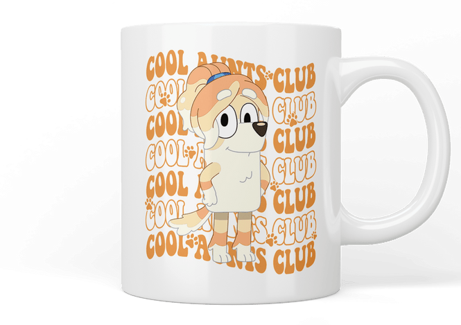 Bluey: Cool Aunt’s club mug - Jazzy Giraffe Mug