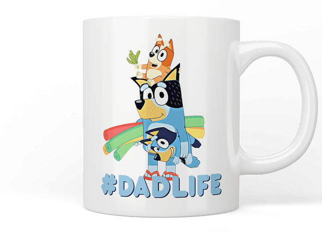 Bluey: Dad Life mug - Jazzy Giraffe Mug