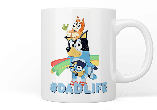 Bluey: Dad Life mug - Jazzy Giraffe Mug