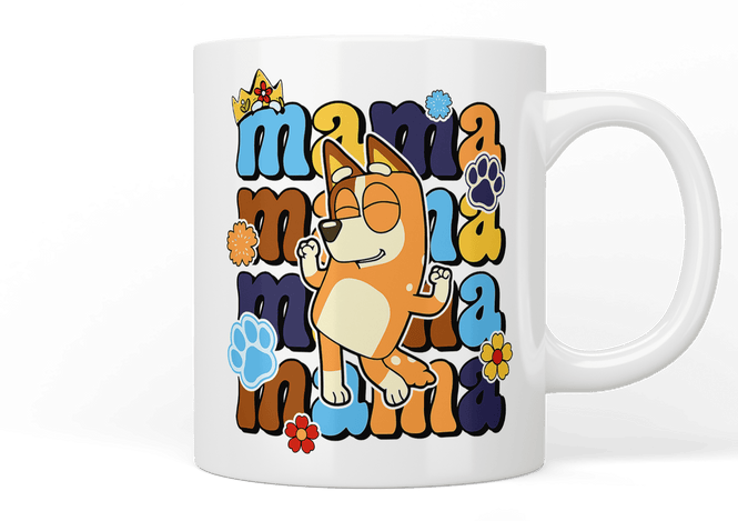 Bluey: Mama mug - Jazzy Giraffe Mug
