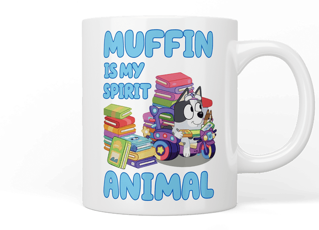 Bluey: Muffin is my spirit animal mug - Jazzy Giraffe Mug