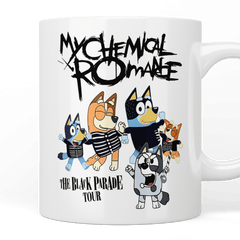 Bluey: My Chemical Romance mug - Jazzy Giraffe Mug