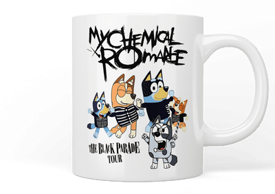 Bluey: My Chemical Romance mug - Jazzy Giraffe Mug
