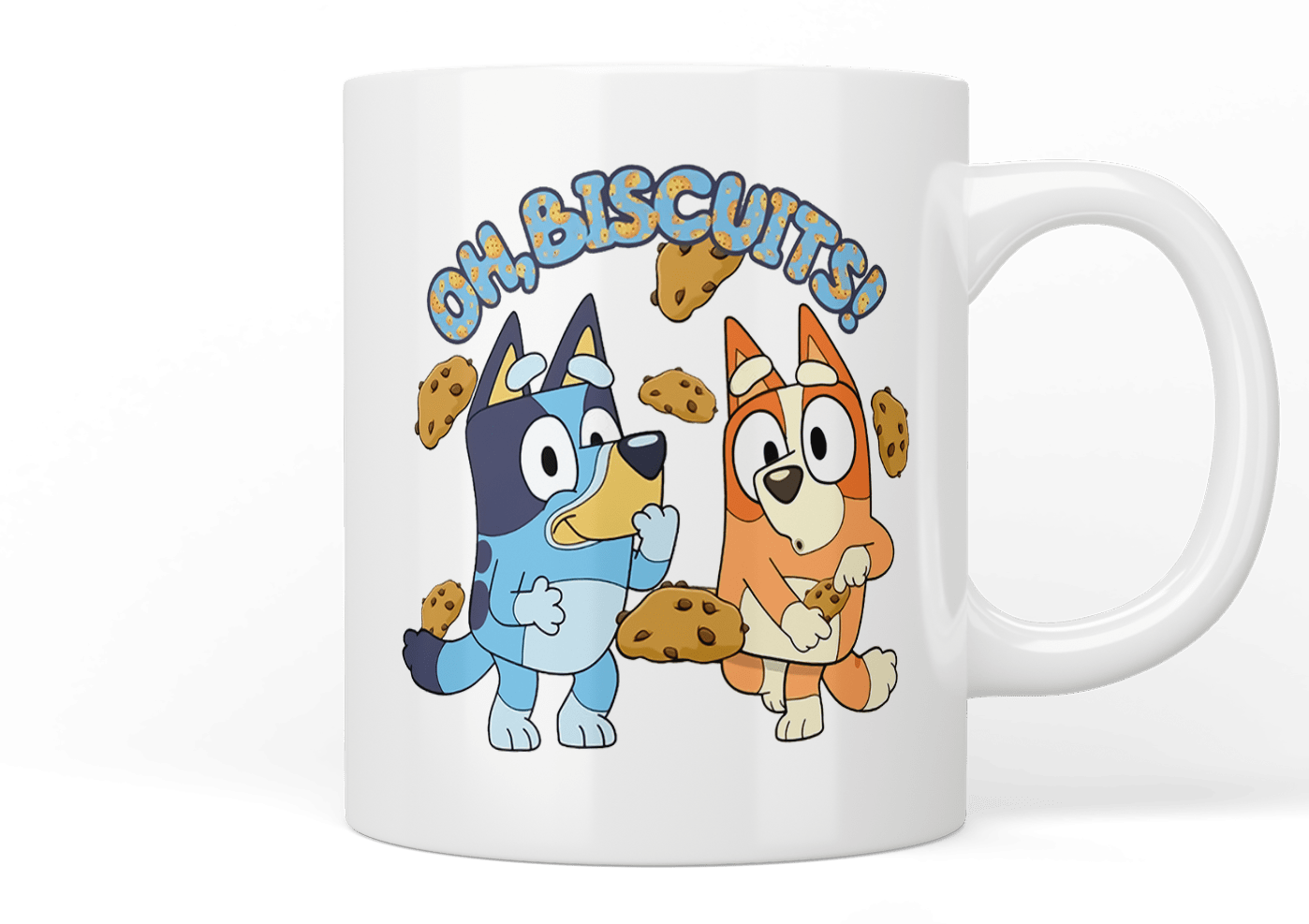 Bluey: Oh, biscuits! mug - Jazzy Giraffe Mug