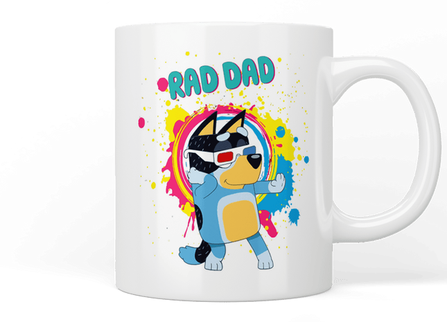 Bluey: Rad Dad mug - Jazzy Giraffe Mug
