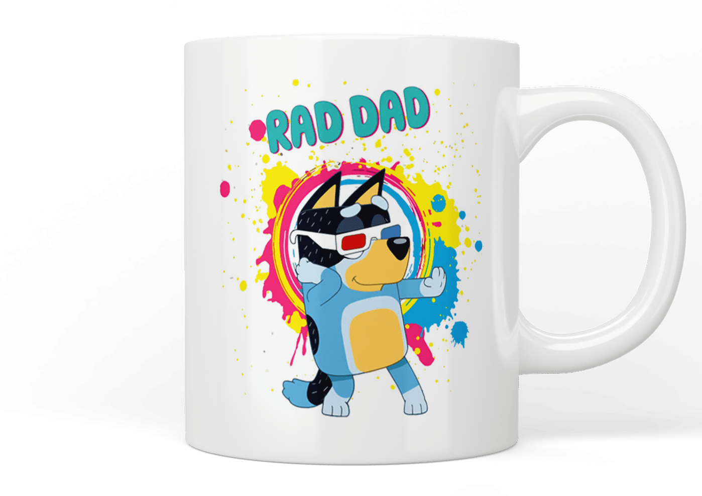 Bluey: Rad Dad mug - Jazzy Giraffe Mug