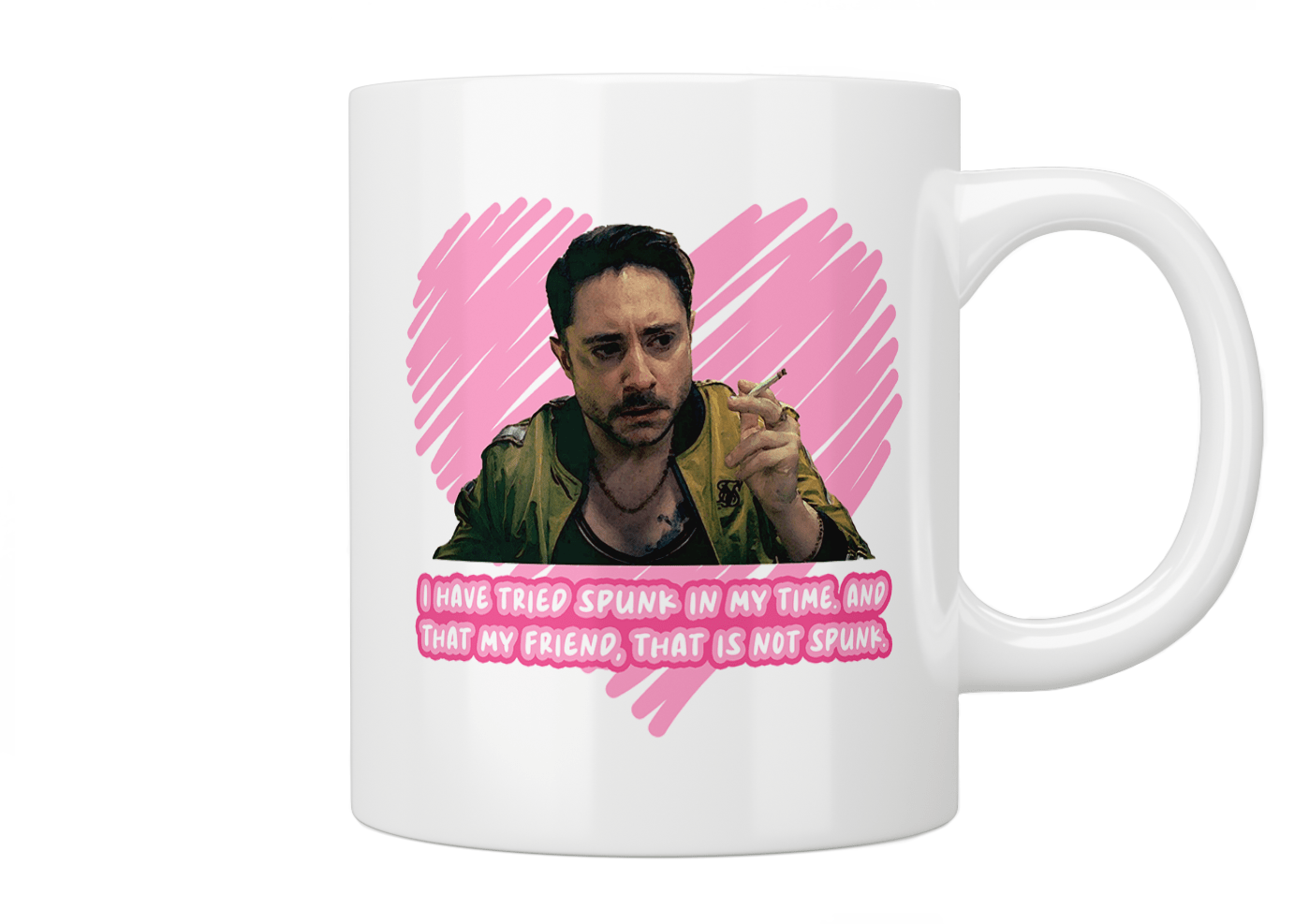 Brassic: Tommo Spunk Mug - Jazzy Giraffe Mug