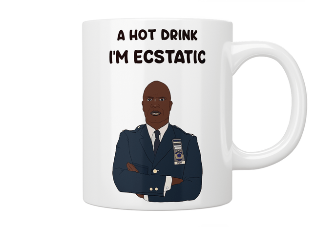 Brooklyn Nine-Nine: Captain Holt “I’m Ecstatic” Mug - Jazzy Giraffe Mug