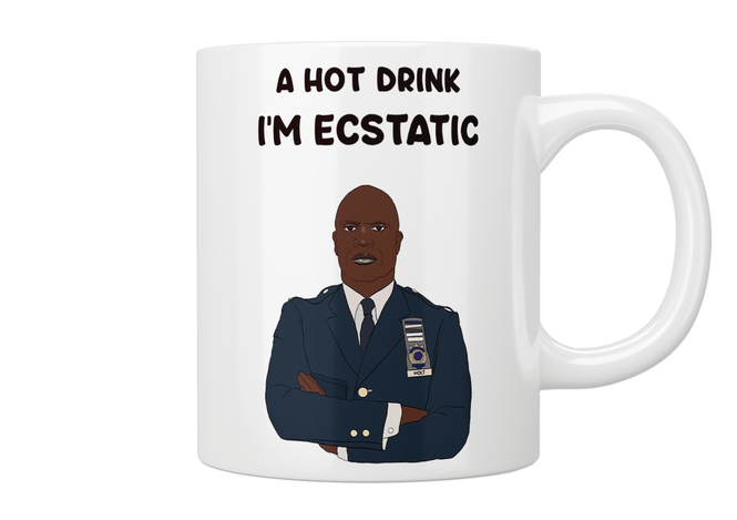Brooklyn Nine-Nine: Captain Holt “I’m Ecstatic” Mug - Jazzy Giraffe Mug