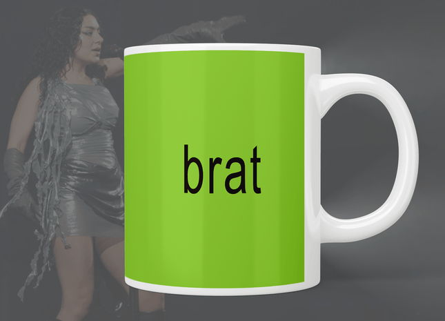 Charli XCX brat mug - Jazzy Giraffe Mug