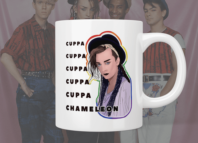 Culture Club / Boy George - Karma Chameleon mug - Jazzy Giraffe Mug