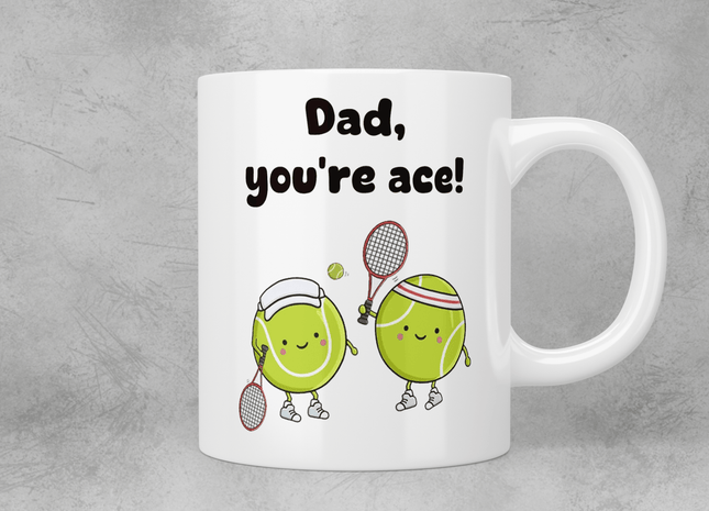 Dad, you’re ace! mug - Jazzy Giraffe Mug