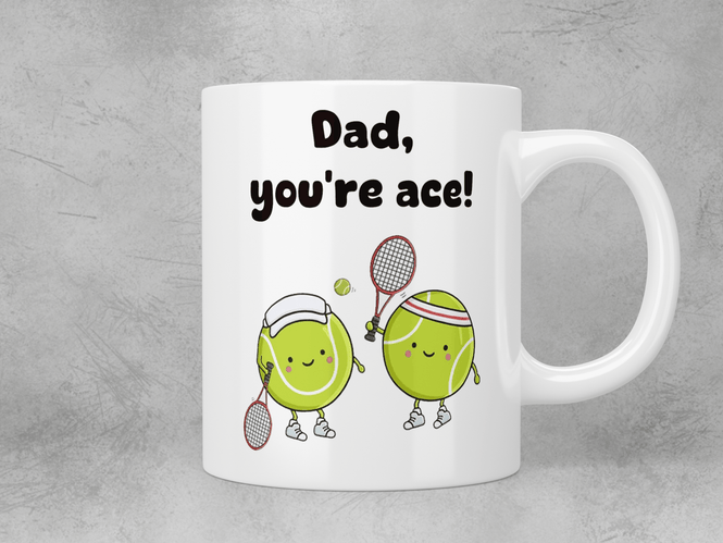 Dad, you’re ace! mug - Jazzy Giraffe Mug