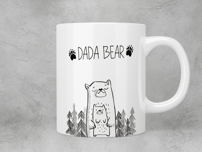 Dada bear mug - Jazzy Giraffe Mug