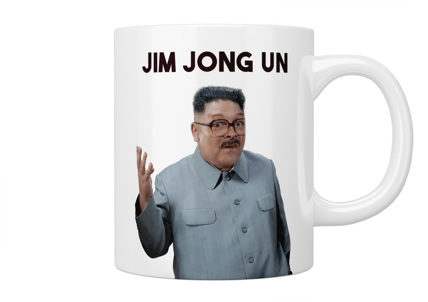 Friday Night Dinner: Jim Jong Un Mug - Jazzy Giraffe Mug
