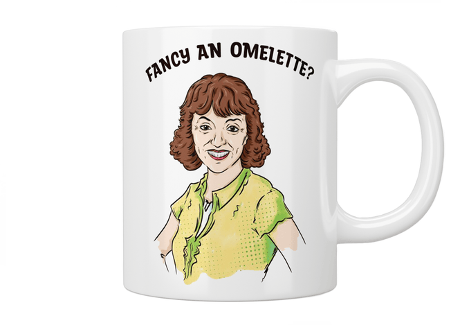 Gavin and Stacey “Fancy An Omelette?” Gwen Mug - Jazzy Giraffe Mug