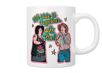 Gavin and Stacey Nessa And Bryn Islands In The Stream Mug - Jazzy Giraffe Mug