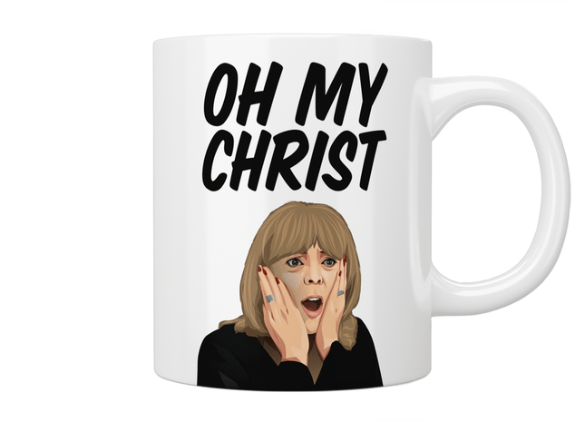 Gavin and Stacey “Oh My Christ” Pam Mug - Jazzy Giraffe Mug
