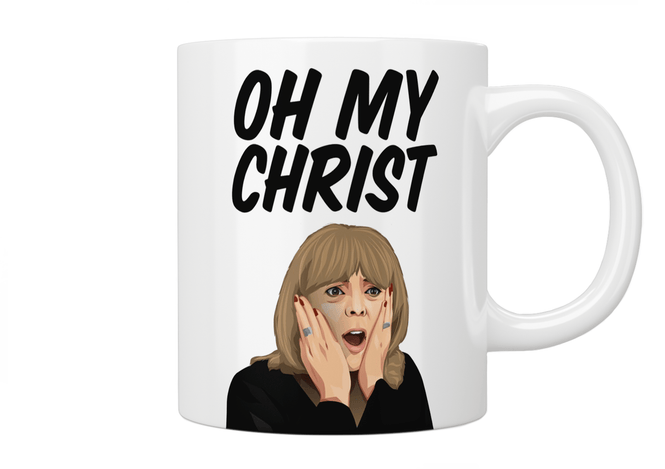 Gavin and Stacey “Oh My Christ” Pam Mug - Jazzy Giraffe Mug