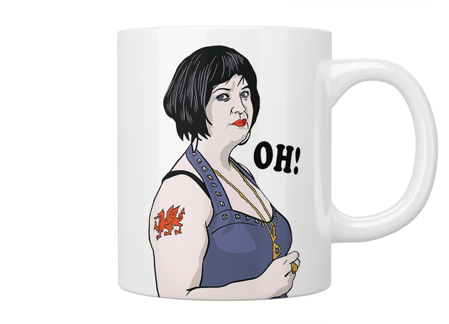 Gavin and Stacey “Oh!” Nessa Mug - Jazzy Giraffe Mug