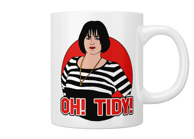 Gavin and Stacey “Oh! Tidy!” Nessa Mug - Jazzy Giraffe Mug