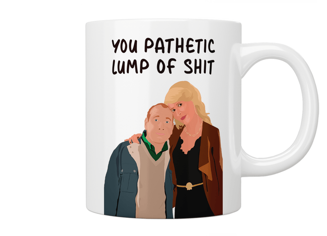 Gavin And Stacey “You Pathetic Lump Of Shit” Pete And Dawn Mug - Jazzy Giraffe Mug