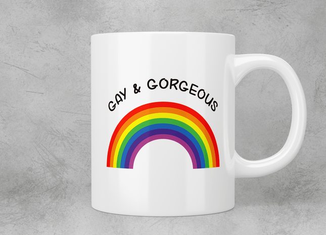 Gay & gorgeous mug - Jazzy Giraffe Mug
