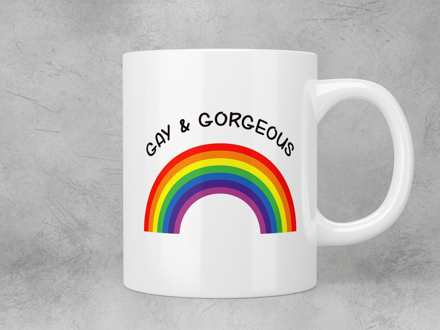 Gay & gorgeous mug - Jazzy Giraffe Mug