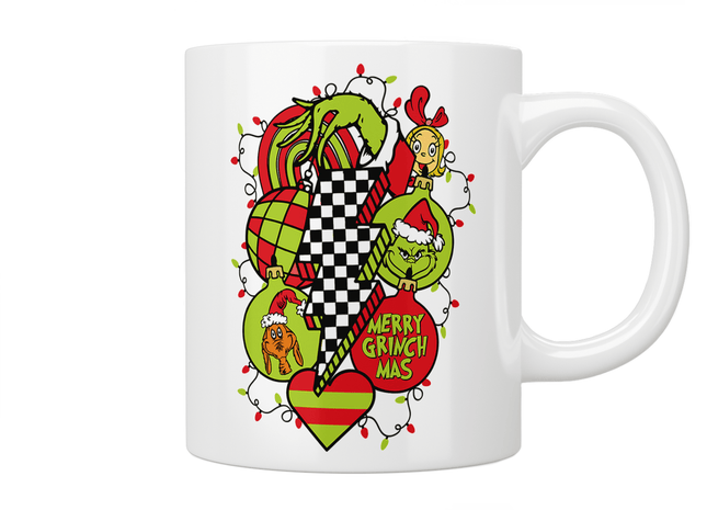 Grinch: Merry Grinchmas Christmas Mug - Jazzy Giraffe Mug