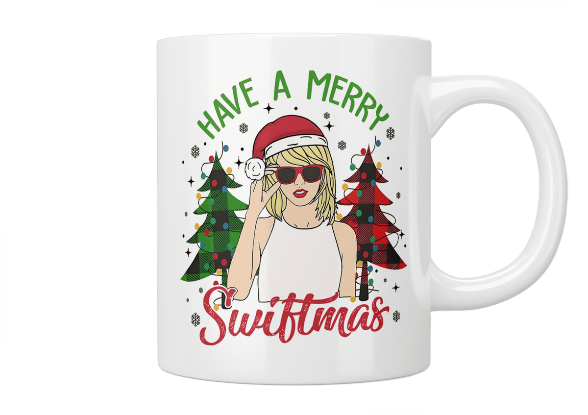 Have A Merry Swiftmas - Taylor Swift Christmas Mug - Jazzy Giraffe Mug