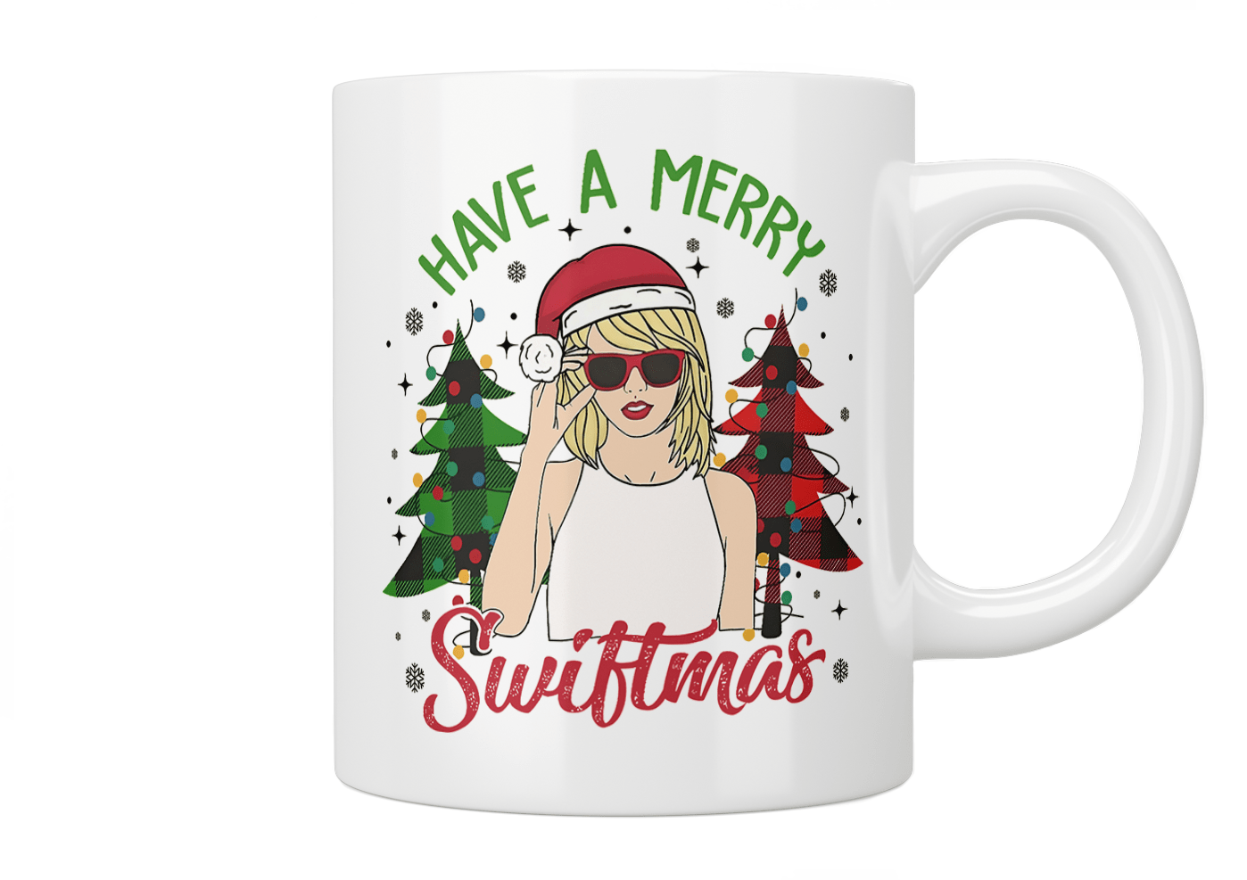 Have A Merry Swiftmas - Taylor Swift Christmas Mug - Jazzy Giraffe Mug