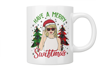 Have A Merry Swiftmas - Taylor Swift Christmas Mug - Jazzy Giraffe Mug