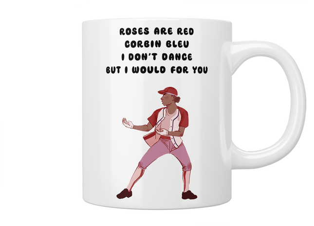 High School Musical - Chad / Corbin Bleu Valentine’s Day Poem Mug - Jazzy Giraffe Mug