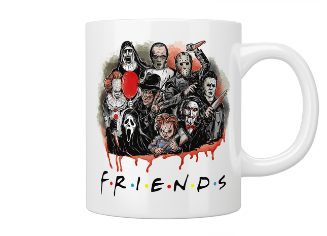 Horror Villains Friends Inspired Mug - Jazzy Giraffe Mug