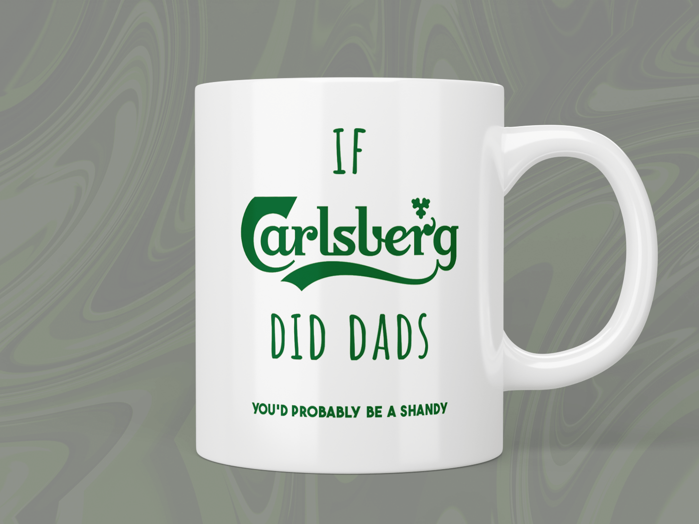 If Carlsberg did Dads you’d be a shandy mug - Jazzy Giraffe Mug