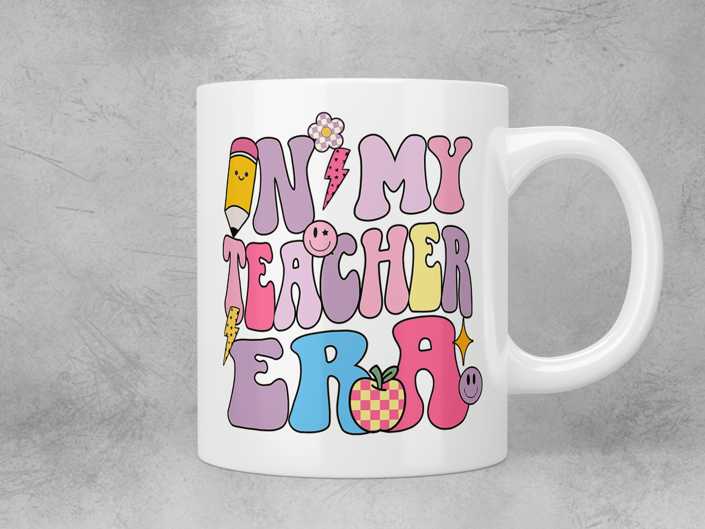 In my teacher era mug - Jazzy Giraffe Mug