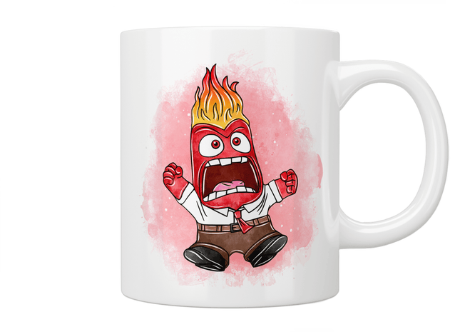 Inside Out: Anger Mug - Jazzy Giraffe Mug